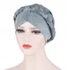 Donne Perdita di capelli Musulmano Treccia Tie Dye Testa Turbante Bandane Copertura avvolgente Cancro Chemio Cap Cappello India Bonnet Berretti Skullies Moda