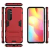 Hybrid KickStand Anti Shock Defender Armor Case TPU+PC Abdeckung FÜR XIAOMI 10 LITE NOTE 10 LITE REDMI 9 9C 9A 50 TEILE/LOS