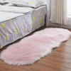 Salon tapis de sol en peluche tapis chambre d'enfants fausse fourrure tapis tapis solide moelleux doux Shaggy tapis artificielle peau de mouton poilu