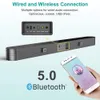 Freeshipping Home TVシアターサウンドバーBluetooth 5.0スピーカーワイヤレスサウンドバー3Dステレオコラムサラウンドサブウーファーリモコン