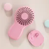 Rechargeable Mini Portable Pocket Fan Phone Holder Cool Air Hand Held Travel Cooler Cooling Fan for Office Outdoor Home1213A