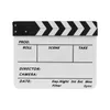 Droog wissen acryl Regisseur Film Clapboard Movie TV Cut Action Scene Clapper Board Slate met markeerstift Zwart-witte kleur Stick1958277