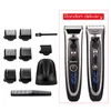 Profissional Digital Cabelo Trimmer Recarregável Cabelo Elétrico Clipper Masculino Corte De Cabeleireiro De Cabelo Ajustável Lâmina Cerâmica RFC-688B 49