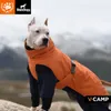 WACO собака Зимняя куртка, размер L полиэстер Наполнение ткани водонепроницаемый ветрозащитный, собак Одежда для холодной погоды собаки Жилет Зимнее пальто Верхняя одежда Серый