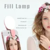 Mini Q akumulator uniwersalna lampa LED do Selfie lampa pierścieniowa lampa błyskowa Selfie oświetlenie pierścieniowe fotografia aparatu dla iPhone Samsung S10 Plus