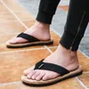 Heren slippers Hoge elasticiteit Non-slip eenvoudige all-match zomer flip flop flops mannen slipper Koreaanse stijl schoenen 2019 Chique volwassen m9pa#