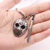 Movie Friday the 13th Key chains Jason Mask Black Friday Cosplay KeyChain for Women Men Halloween Jewelry Gift2950046