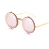 Großhandel-Klassische runde Sonnenbrille für Damen Herren Vintage Retro Rahmen Laides Sun Glassses 66388