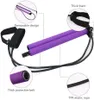 Pilates Bar Kit Widerstandsband Yoga-Übung mit Fußschlaufe für Yoga Stretch Twisting Sit-Up Bar