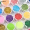 45 PCSSET Şeker Tırnak Toz Toz Toz Manikür Tırnak Sanatı Dekorasyonu İnce Akrilik Toz Krom Pigment DIY Tırnaklar Salon 230G6637828