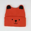 Autunno e Inverno Baby Knitting Hat Coreano Carino Cute Cat Ricamo Bambino Bambino 4 colori Bambini Berretto Berretti all'ingrosso