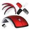 Mäuse Drahtlose Maus 2,4G Faltbare Reise Notebook Mute Cordless Mini USB Klapp Empfänger Für Laptop PC Desktop1 Rose22