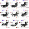 3D Mink Eyelashes 25mm False Eye lashes Makeup 100% Mink Eyelashes 20 Styles Handmade Natural Dramatic Volumn Thick 5D Long Eye lashes