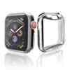 360 Slim Watch Cover för Apple Watch Case 42mm 38mm Soft Clear TPU Screen Protector för IWatch 5 4 3 44mm 40mm Waterproof Shell7085138