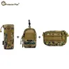 Sacs de plein air Pochette tactique Set 3 Molle élargir Sports Chasse Cyclisme Sac Camo Taille d'épaule unique imperméable1