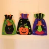 Halloween Witch Pumpkin cordão saco infantil presente doces de Halloween Saco não tecido tridimensional T9I00547 saco do presente