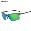 선글라스 Cosysu 남성 브랜드 디자이너 알루미늄 안경 UV400 안경 GOGGLES1