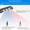 2020NEW Lâmpadas solares LED Solar Street Light 90W 120W 160W PIR MOGY SENSOR CONTROL