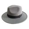 Chapéu de feltro de lã masculino039s, chapéu trilby feminino vintage de lã panamá fedora cloche boné de feltro jazz chapéus 14 cores yy03977713424