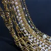 New Gold Color Metal Imitation Pearl Long Chain Glasses Chains For Women Face Mask Lanyard Holder Nonslip Neck Rope Jewelry4723227