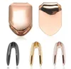 Gold Color Hip Hop Single Tooth Grillz Cap Top & Bottom Grill for Halloween Jewelry Gifts Bling Teeth Rhinestone deco 4 Colors 10pcs Epacket