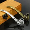 Últimas fresco antiga Metal Cor seco Herb Tobacco Smoking suporte do tubo Pipes portáteis Filtrar Design Inovador Handpipe DHL