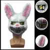 Scary Halloween Rabbit Bunny Masks Scary Spooky Plush Animal Panda Bear Headdress Mask Masquerade Party Cosplay Horriable Props VT7085926