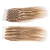 Nami Haar Hoogtepunt Ombre Kleur 4x4 Vetersluiting Braziliaans Recht Remy Echt haar Bruin Honingblond Pianokleur 86131159033