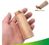 Juego de pipas de caja de cigarrillos de madera en forma de cono
