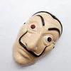 Salvador Dali maska ​​pełna maska ​​do twarzy La Casa De Papel Twarzy Maski Kostium Maski Movie Halloween Kostium Cosplay Maski RRE1421