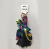 Pronuvel mode foulards porte-clés nœud papillon décoration exquise PU cuir glands porte-clés femmes sac pendentif à breloque EH-810