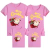 Clothing 2020 Christmas Snowman Print Kid T-shirts Mommy and Me Clothes Mother Daughter Father Family Matching Outfits YU098