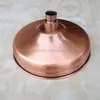 Red Antique Copper 8 polegadas Rodada Rainfall Banho Chefe Rain Shower Ksh054 Y200109