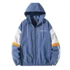 Vestes pour hommes 2021 printemps et automne vêtements hommes veste taille 5XL vêtements d'extérieur manteau à capuche mince parka mode imprimée