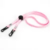 Ajustável Máscara Facial Lanyard Handy Titular Conveniente Rope Anti-perdida Máscara Anti-queda de suspensão Neck Rope Halter Ropes WB2694