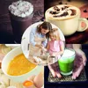 YAJIAO Milk Frother Electric Foam Maker Handheld Foamer High Speeds Drink Mixer Frothing Wand for Coffee Latte Capuccino1256P