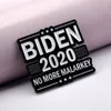 Diseño personalizado de fábrica EE. UU. Biden Trump Elección presidencial Enshrine Breastpin Insignia de metal Pin Emblema HHF1434
