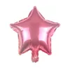 2020 10 tum fempekade stjärna folie ballonger fast färg 14 färger baby shower bröllop barn födelsedagsfest dekorationer barn ballonger