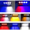 Spia lampeggiante stroboscopica LED Parabrezza Ventosa Rosso Blu Ambra Bianco 16 Led Luce di emergenza per auto 12V1