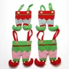 Elf Pants meia do Natal Ornamento decorações do Xmas Tecido Doce Festa Festival Bag Acessório melhores presentes 6 cores frete grátis LX3207