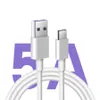 1M 3FT 5A Super Fast Charging cables Type c Micro 5Pin Usb Cable For Samsung S8 S9 S10 S20 Huawei Android phone pc