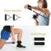 Hem Gym träning 11st / set Pull Rope Fitness Övningar Motstånd Band Latex Tubes Pedal Exerciser Body Training Workout Yoga