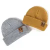 WISH CLUB 2020 gorro de invierno para bebé, gorro tejido para niña y niño, gorro suave y cálido, gorros de Color sólido para niños, gorros para niños pequeños Kids12763