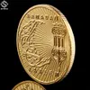 S Arabia Islam Muslim Ramadan Kareem Festival Octagon Craft Illustration Gold Plated Commemorative Coins Collectibles6374359