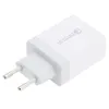 Szybki ładunek 3.0 Szybka ładowarka 18 W podwójna 2,4A USB Travel Mur