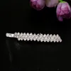 Minimalist Üç Sıralar İmitasyon Kristal Klip Bayan Gelinlik Dekoratif Saç Aksesuarları Işıltılı Yapay elmas Takı tokalar