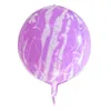 Décoration de fête 22inch 4D Marbre Ballons en latex pour mariage Jouets pour enfants Joyeux anniversaire Helium Floating Globos Balos1