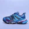 2022リリース3.0 Tess S Paris Track Men Gomma Maille Black Blue Triple S Carunky女性カジュアルビンテージDADプラットフォームシューズのトレーナースニーカーサイズ36-45