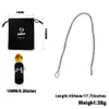 金属鎖ストラップシーシャフィルターチップギフトバッグ携帯用ホーブの口チップ水ギセルミックスのための喫煙チップ5色