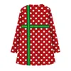 Yeni Çocuk Bebek Giysileri Popüler Çocuklar039S Kızlar Elbise Noel Ağacı Şerit Dot Dot Baskı Sonbahar Uzun Kollu Tshirt etek Child9067262